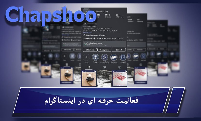 فعالیت حرفه ای در اینستاگرام