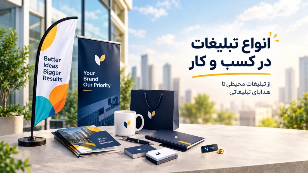 انواع تبلیغات در کسب‌وکار؛ راهنمای انتخاب ابزار مناسب برای معرفی برند