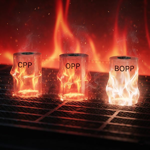 تفاوت فیلم CPP و OPP و BOPP در بسته بندی: رفتار حرارتی