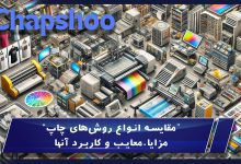 مقایسه انواع روش‌های چاپ،مزایا،معایب و کاربرد آنها