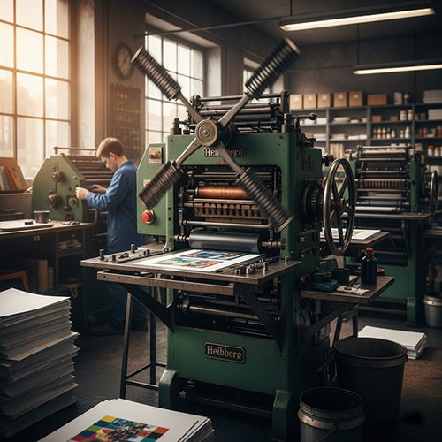 طرز کار دستگاه چاپ ملخی