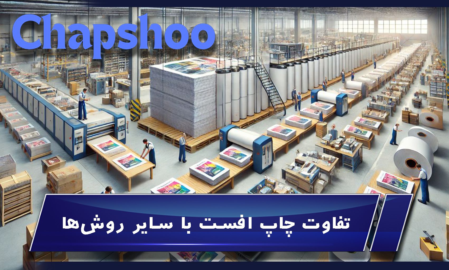 تفاوت چاپ افست با سایر روشها