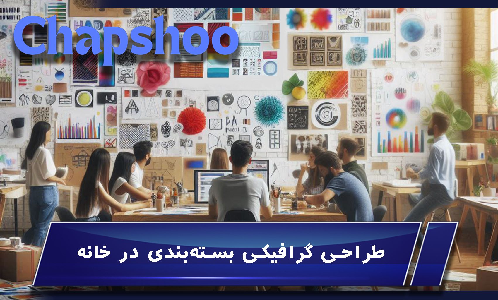 طراحی گرافیکی بستهبندی در خانه