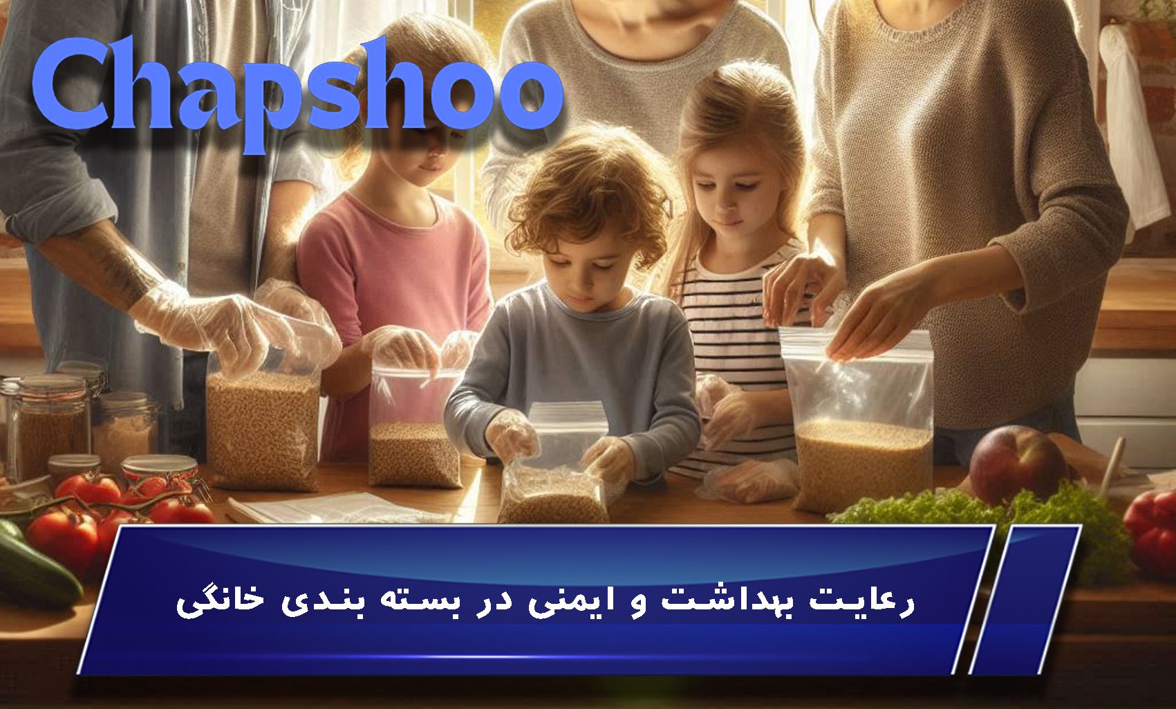 رعایت بهداشت و ایمنی در بسته بندی خانگی