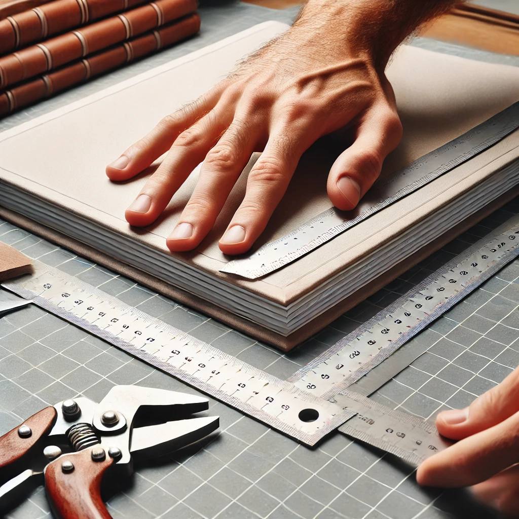 تعیین و برش جلد کتاب