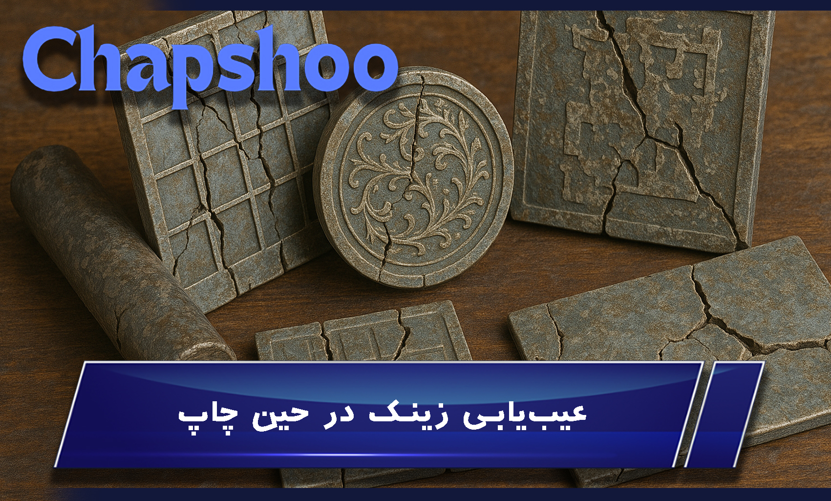 عیبیابی زینک در حین چاپ