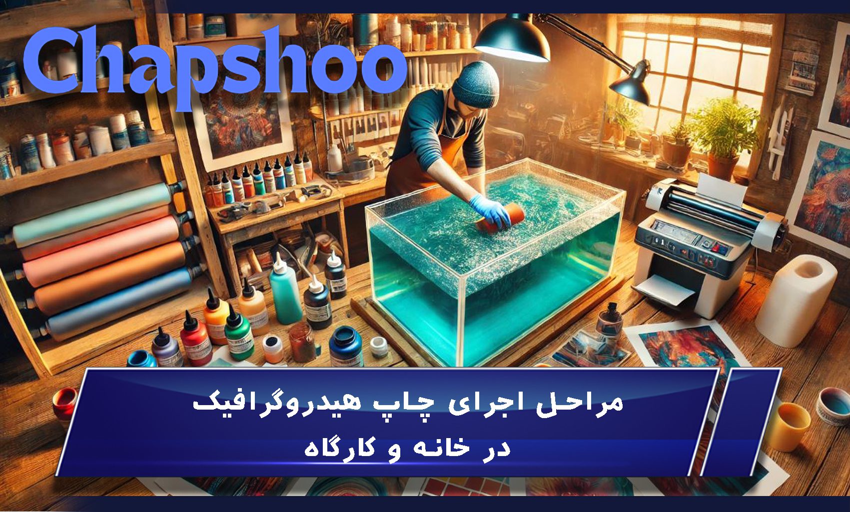 مراحل اجرای چاپ هیدروگرافیک در خانه و کارگاه