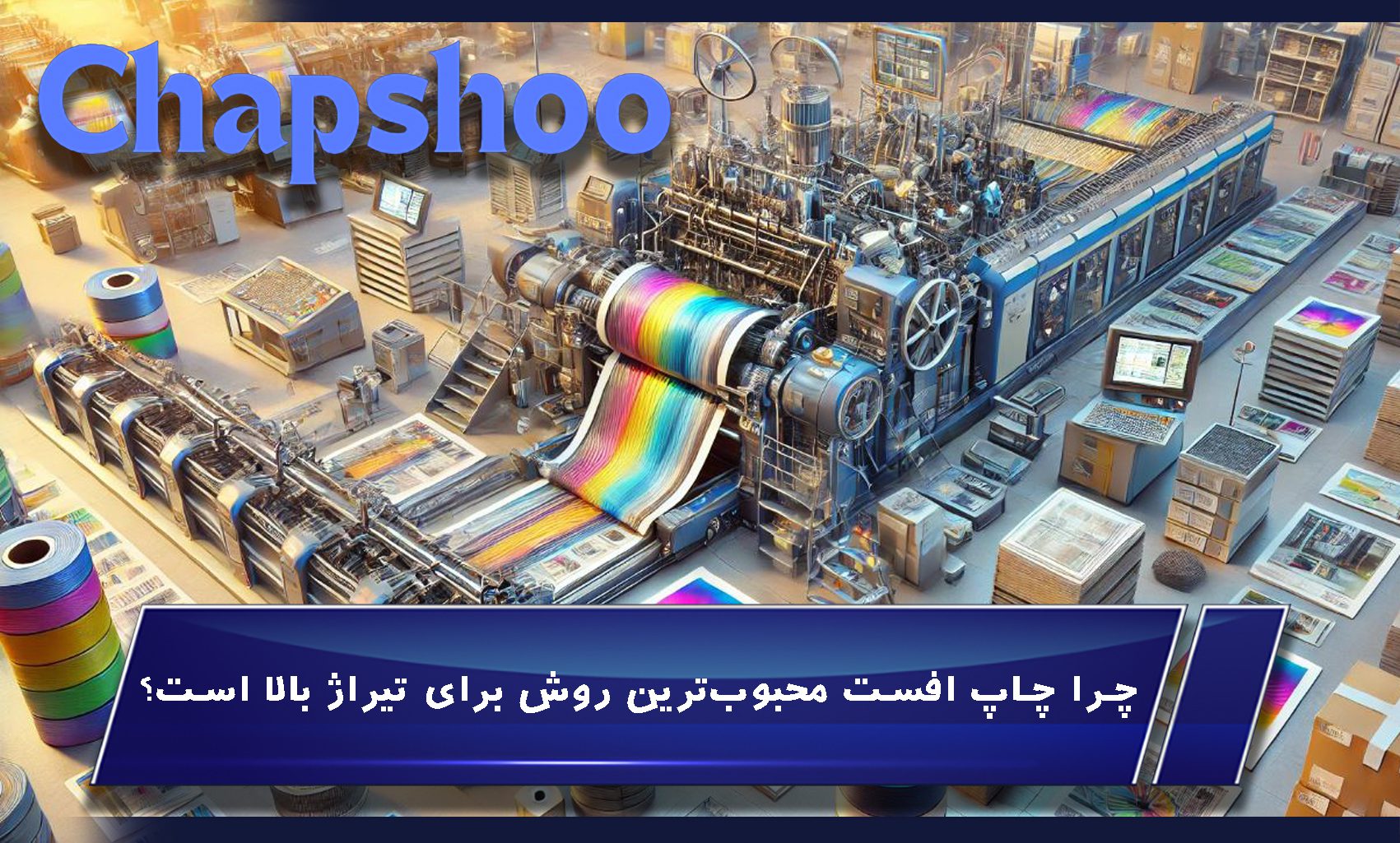 چرا چاپ افست محبوبترین روش برای تیراژ بالا است؟