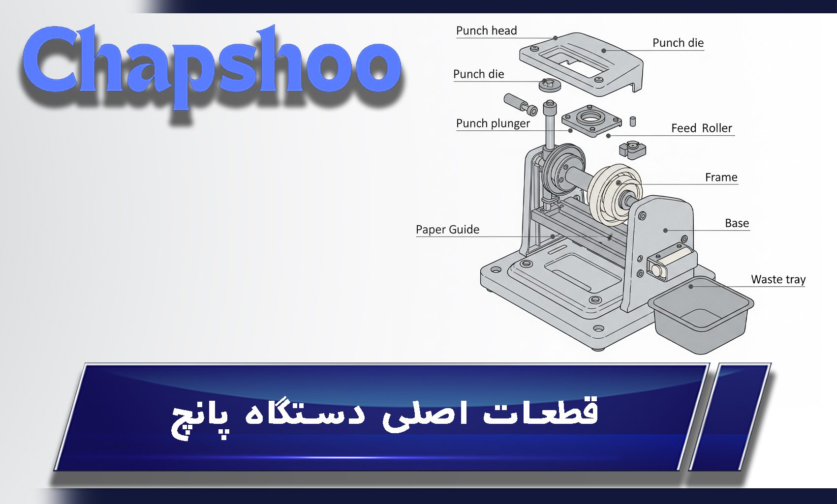 قطعات اصلی دستگاه پانچ