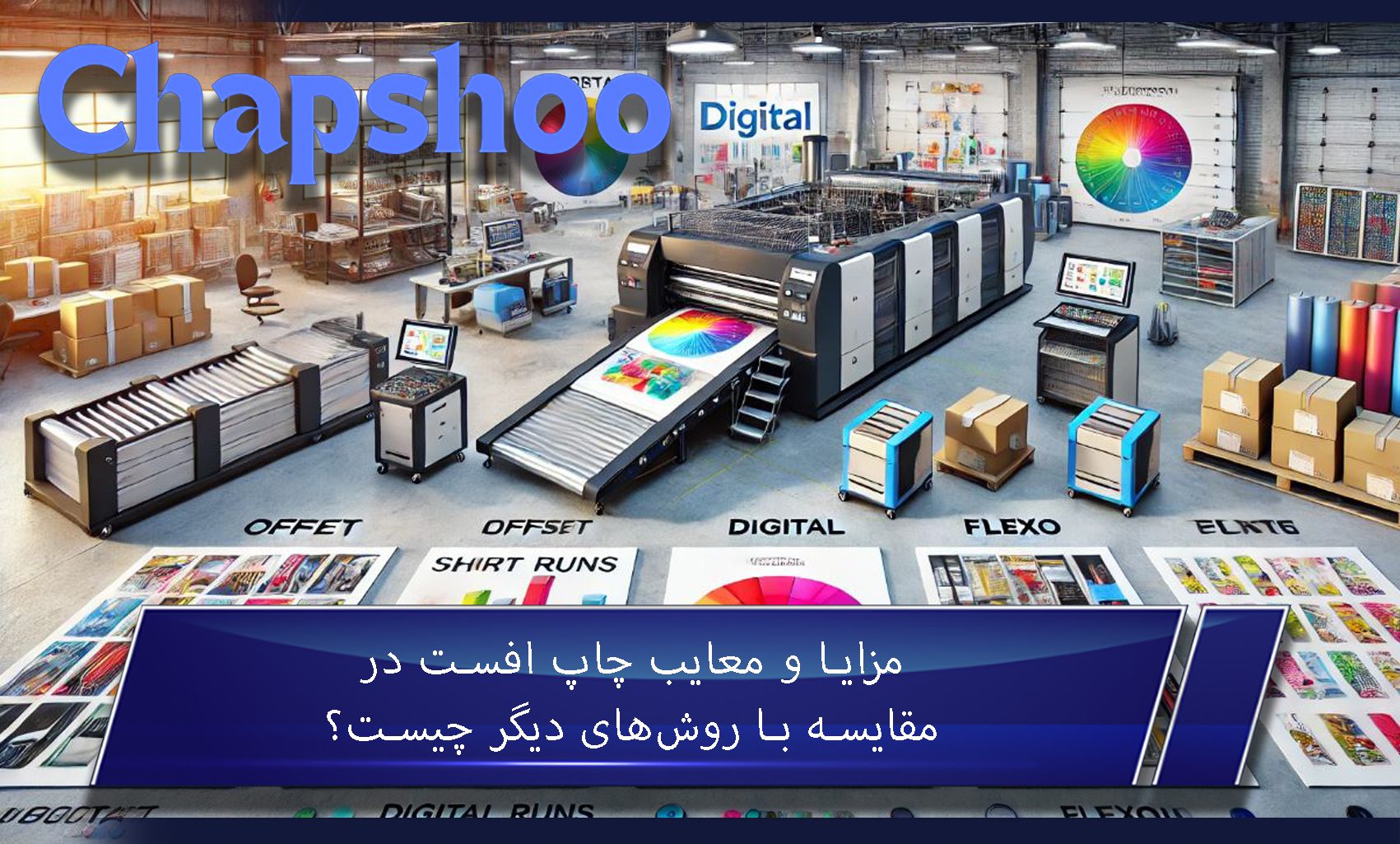 مزایا و معایب چاپ افست در مقایسه با روشهای دیگر چیست؟